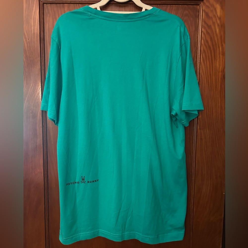 Psycho Bunny Wardell Graphic Tee Green Size 6 Large - Picture 3 of 7